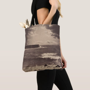 Malersiche Abendküstenansicht Tasche