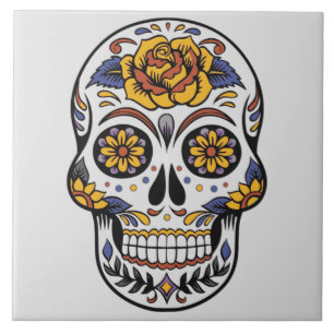 Malerskull-Design Fliese