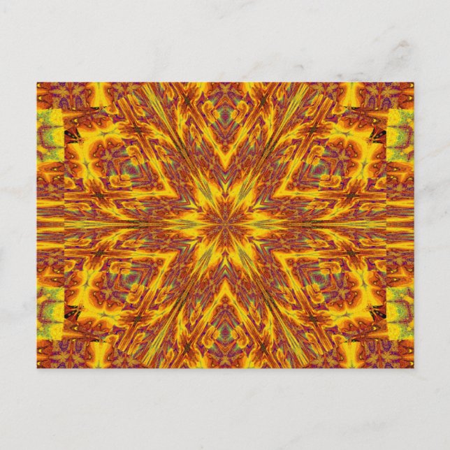 MALERTE WILDBLUMEN 1 POSTKARTE (Vorderseite)
