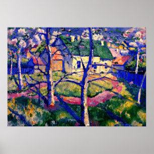 Malevich - Apple Trees in Blossom Poster