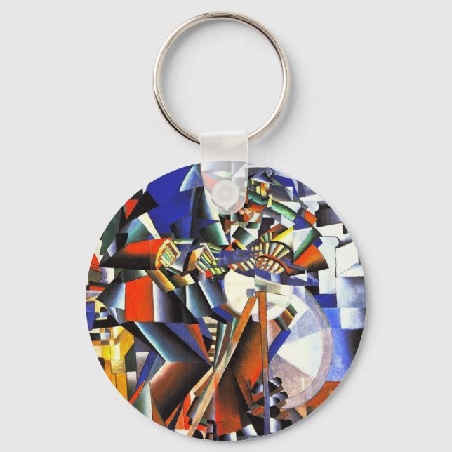 Malevich Kazimir Der Knifegrinder Schlüsselanhänger (Vorderseite)