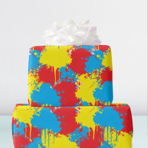Malfest Kindergeburtstag Geschenkpapier