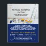 Malgeräte, Maler und Dekorator Flyer<br><div class="desc">Malgeräte, Maler & Dekorator Flyer für Werbung im Business Card Store.</div>