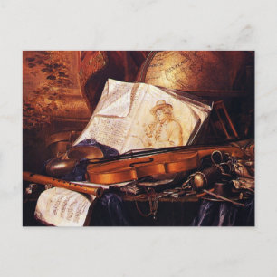 Malgeschenke für Musikinstrumente Postkarte