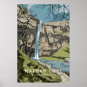 Malham Cove North Yorkshire Reiseplakat Poster
