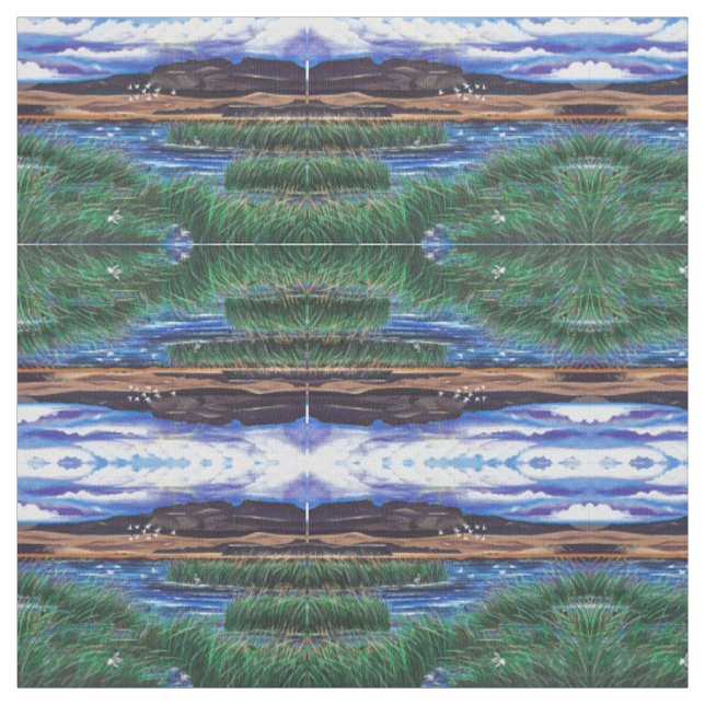 Malheur Bird Refuge Fabric Stoff (Muster)