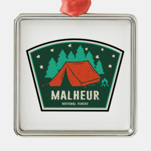 Malheur National Forest Camping Ornament Aus Metall