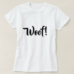 Malheur ! Texte mignon T-shirt femme noir & blanc