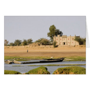 Mali, Djenne. Bani-Fluss bei Djenne