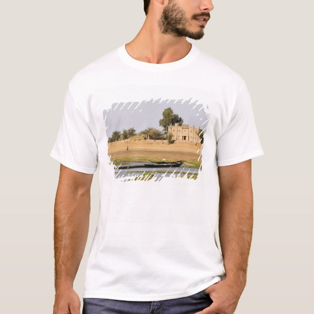 Mali, Djenne. Bani River bei Djenne T-Shirt (Vorderseite)