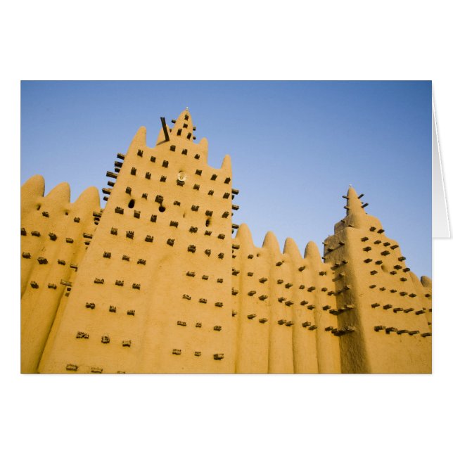 Mali, Djenne. Große Moschee (Vorderseite (Horizontal))