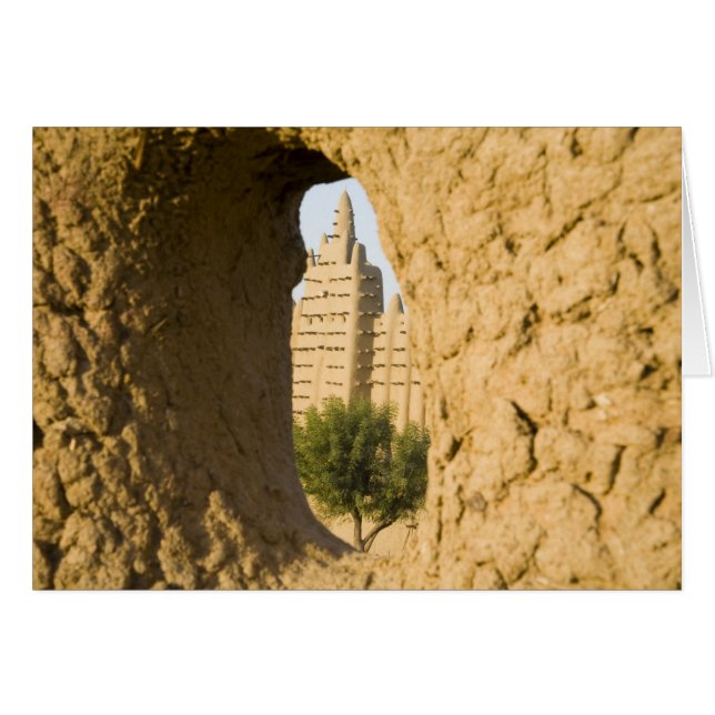 Mali, Djenne. Große Moschee 2 (Vorderseite (Horizontal))