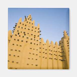Mali, Djenne. Große Moschee Magnet