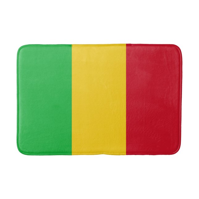 Mali Flag Badematte (Vorderseite)