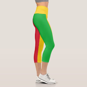 Mali Flag Capri Leggings