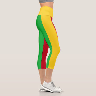 Mali Flag Capri Leggings