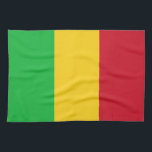 Mali Flag Geschirrtuch<br><div class="desc">Patriotische Flagge Malis.</div>