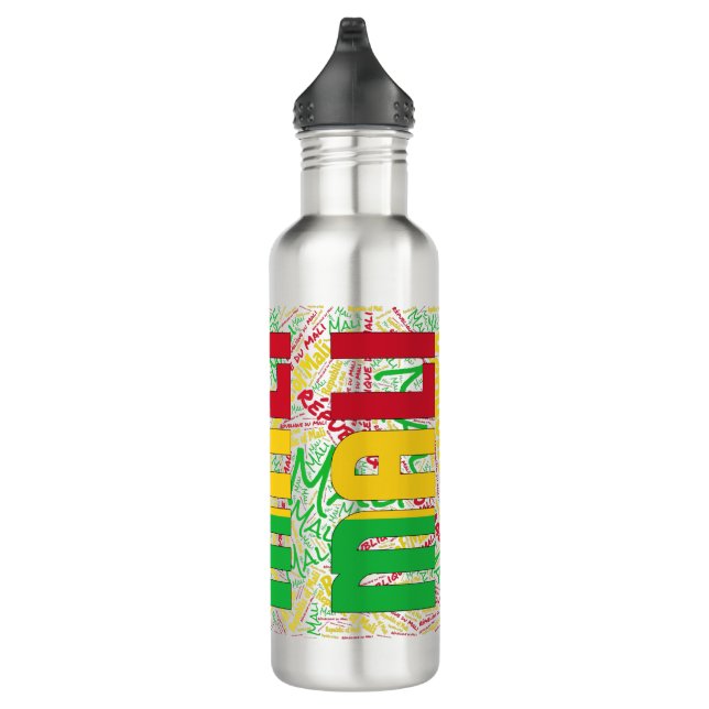 Mali Flag Gorgeous Patriotic Edelstahlflasche (Rechts)