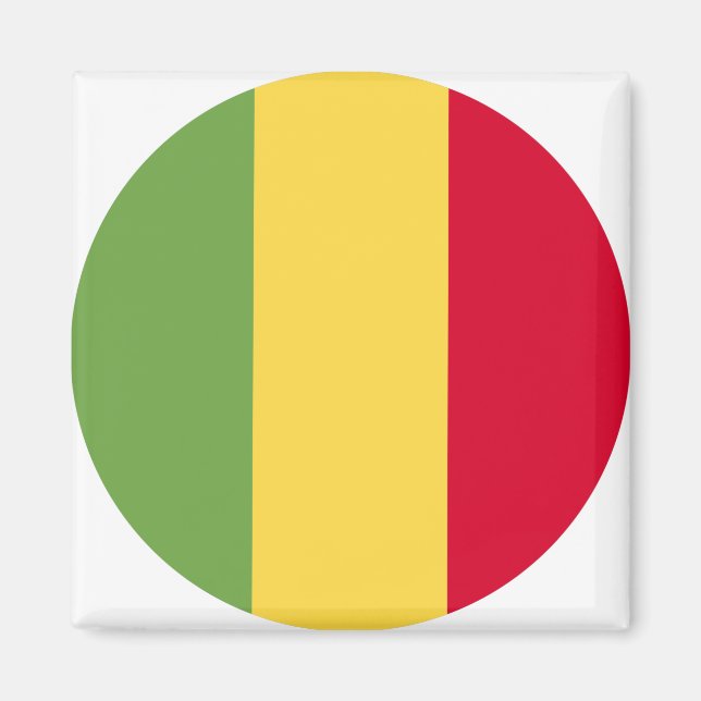 Mali Flag Magnet (Vorne)