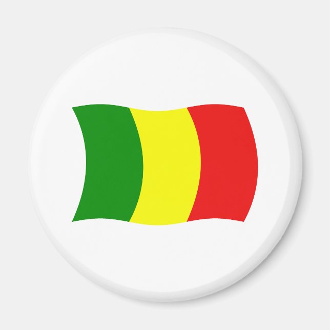 Mali Flag Magnet (Vorne)
