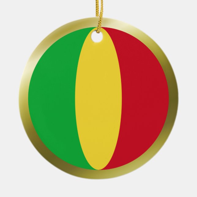 Mali Flag Ornament (Vorne)
