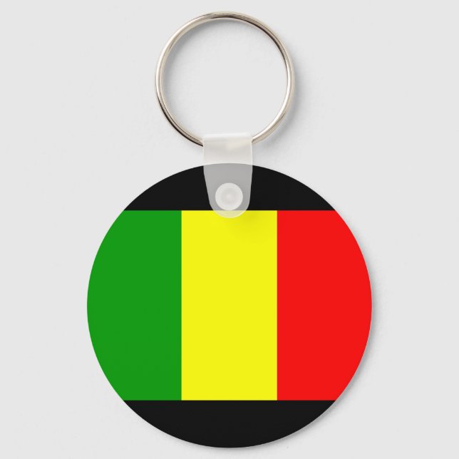 Mali Flag Schlüsselanhänger (Vorderseite)