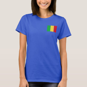 Mali Flag und Map dk T - Shirt