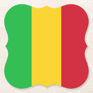 Mali Flag Untersetzer