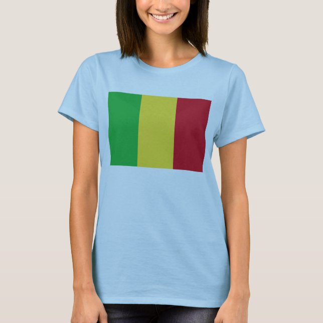 Mali Flag x Map T - Shirts (Vorderseite)