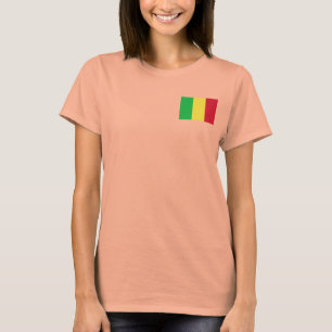 Mali-Flagge + Karte T-Shirt