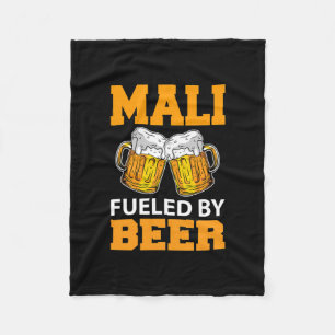 Mali mit Bier gespeist Fleecedecke