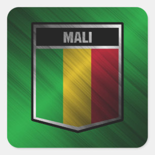 Mali Quadratischer Aufkleber