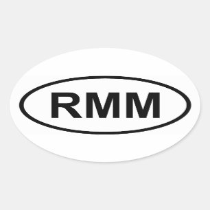 Mali ‚RMM‘ Ovaler Aufkleber