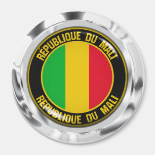 Mali Round Emblem Magnet