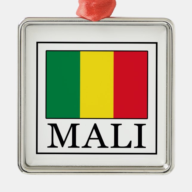 Mali Silbernes Ornament (Vorne)