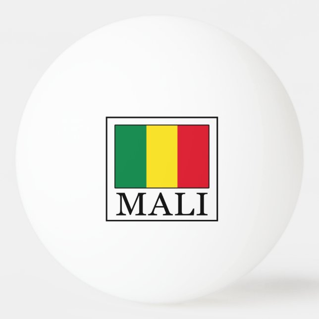 Mali Tischtennisball (Vorderseite)