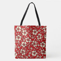 Malia Hawaiian Hibiskus Floral Beach Bag