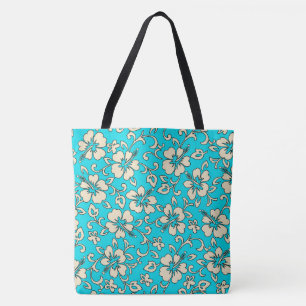 Malia Hawaiian Hibiskus Floral Beach Bag Tasche