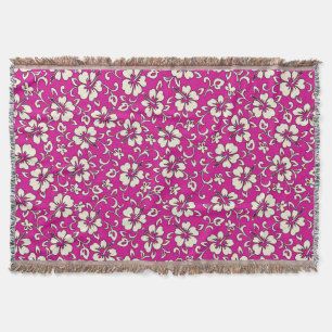 Malia Hibiscus Hawaiian Floral Wurfdecke Decke
