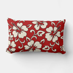Malia Hibiscus Hawaiian umkehrbare Lendenkissen