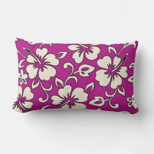 Malia Hibiscus Hawaiian umkehrbare Lendenkissen