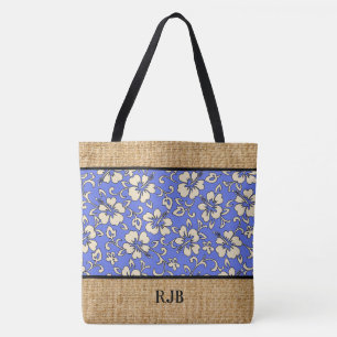 Malia Hibiskus Hawaiian Monogram Beach Bag Tasche