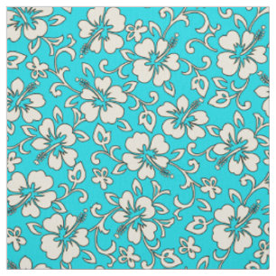 Malia Hibiskus Hawaiian Pareau Print Stoff