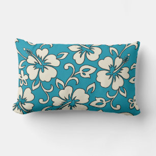 Malia Hibiskus Hawaiian Reversible Lumbar Pillows Lendenkissen