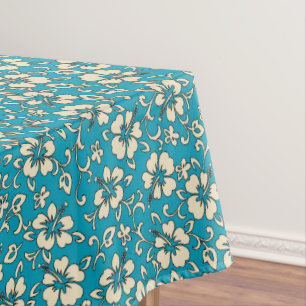 Malia Hibiskus Hawaiian Vintag Floral Tischdecke