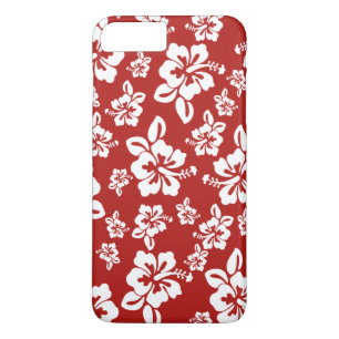 Malia Hibiskus - Rotes Hawaiianisches Pareau Print Case-Mate iPhone Hülle