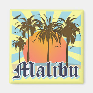 Malibu Beach California CA Magnet