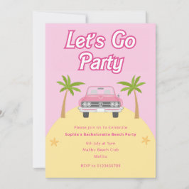 Malibu Beach Party Einladung