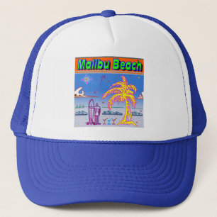"Malibu Beach" Surfer-Hut Truckerkappe