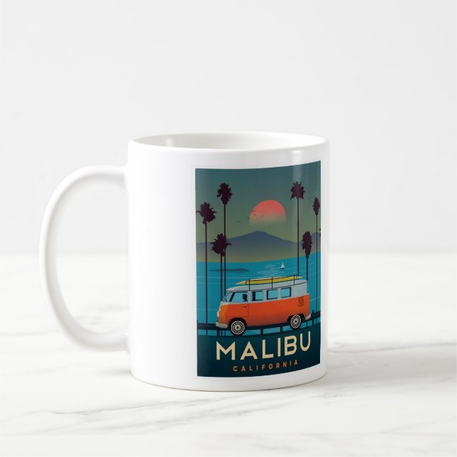 Malibu California Coffee Mug (Gauche)